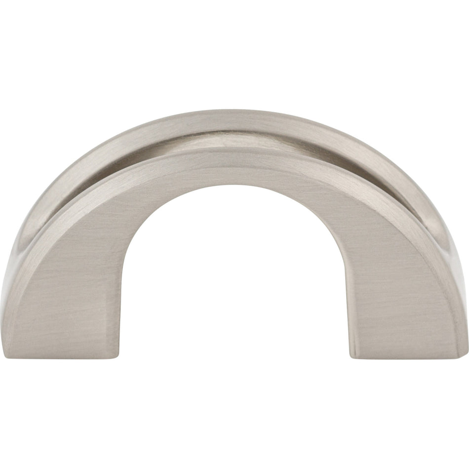 Top Knobs TK617BSN: 1-1/4" cc Tango Finger Cabinet Pull - Brushed Satin Nickel