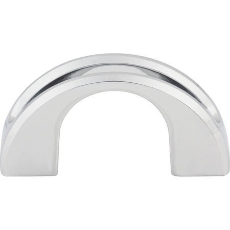 Top Knobs TK617PC: 1-1/4" cc Tango Finger Cabinet Pull - Polished Chrome