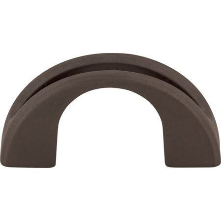 Top Knobs TK617SAB: 1-1/4" cc Tango Finger Cabinet Pull - Sable