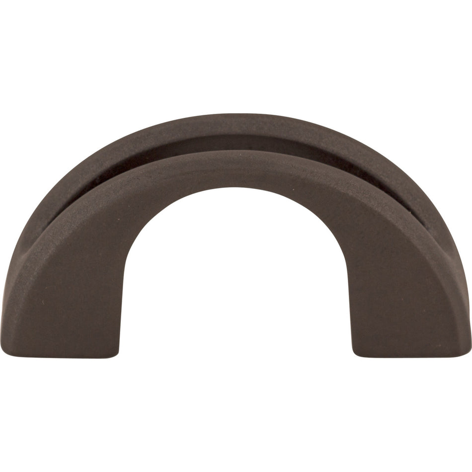 Top Knobs TK617SAB: 1-1/4" cc Tango Finger Cabinet Pull - Sable
