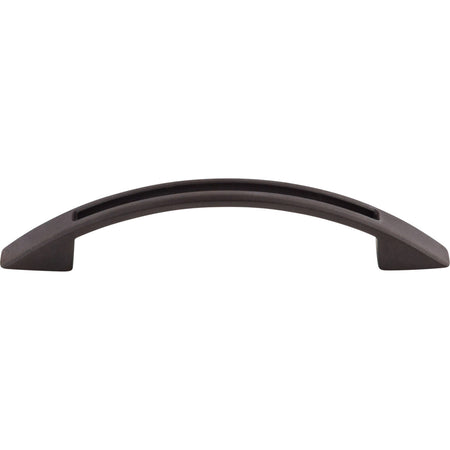 Top Knobs TK618SAB: 3-3/4" cc Tango Bow Cabinet Pull - Sable