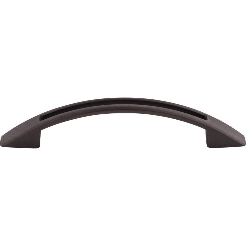 Top Knobs TK618SAB: 3-3/4" cc Tango Bow Cabinet Pull - Sable