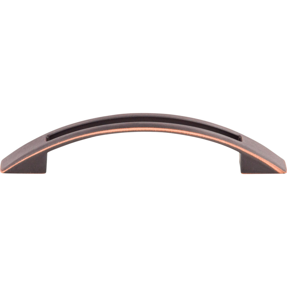 Top Knobs TK618UM: 3-3/4" cc Tango Bow Cabinet Pull - Umbrio