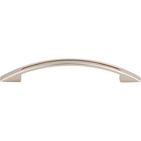 Top Knobs TK619PN: 5-1/16" cc Tango Bow Cabinet Pull - Polished Nickel