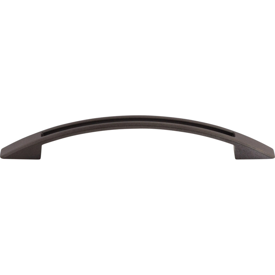 Top Knobs TK619SAB: 5-1/16" cc Tango Bow Cabinet Pull - Sable