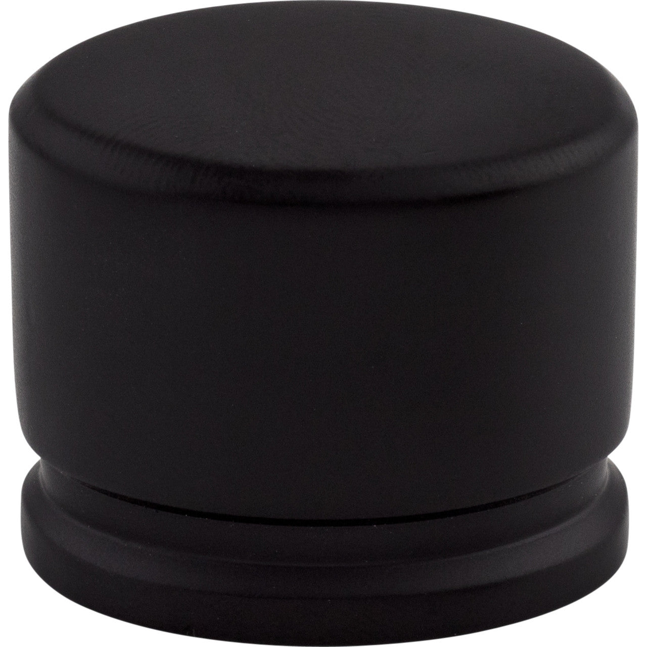 Top Knobs TK61BLK: 1-3/8" Sanctuary Oval Cabinet Knob - Flat Black