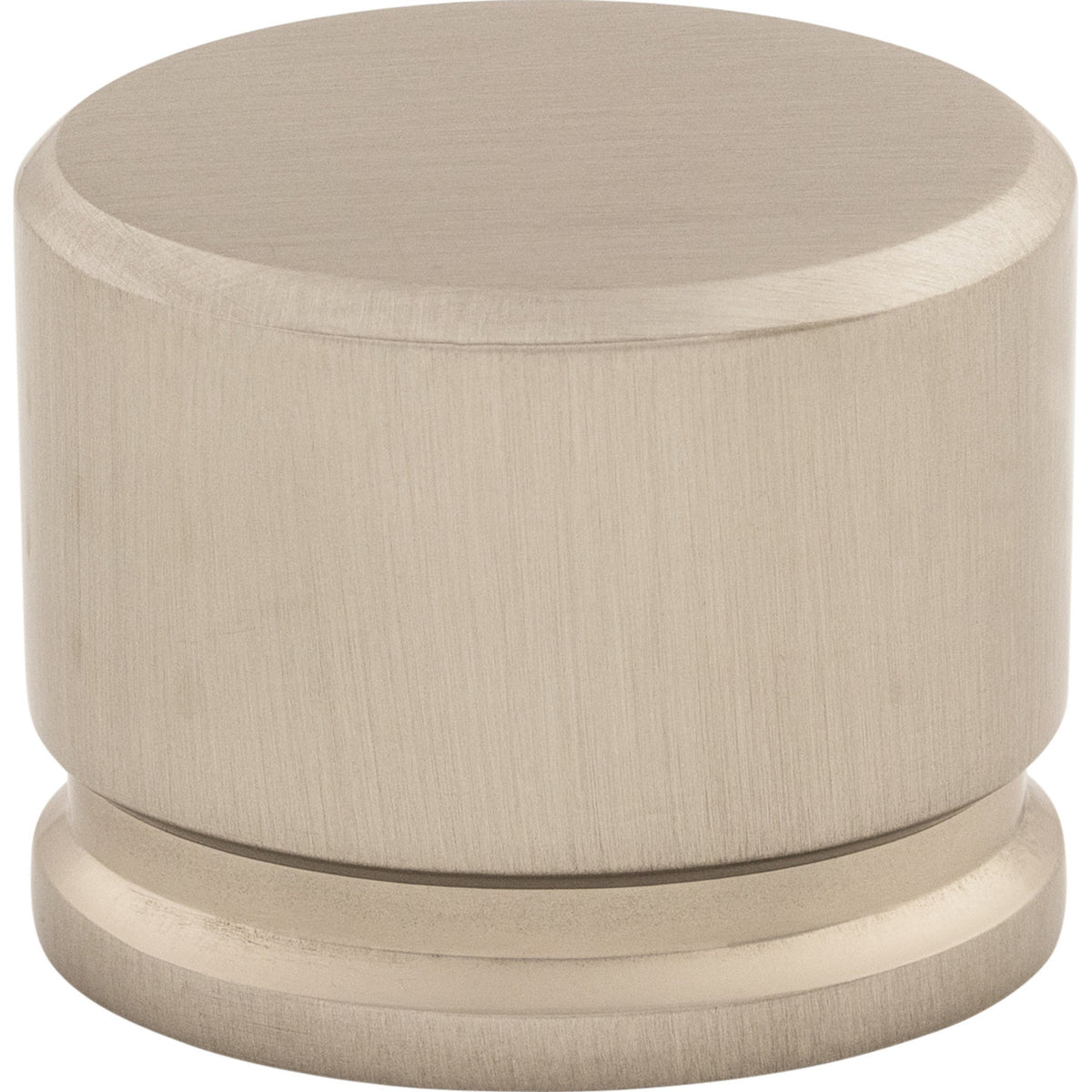 Top Knobs TK61BSN: 1-3/8" Sanctuary Oval Cabinet Knob - Brushed Satin Nickel
