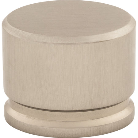 Top Knobs TK61BSN: 1-3/8" Sanctuary Oval Cabinet Knob - Brushed Satin Nickel