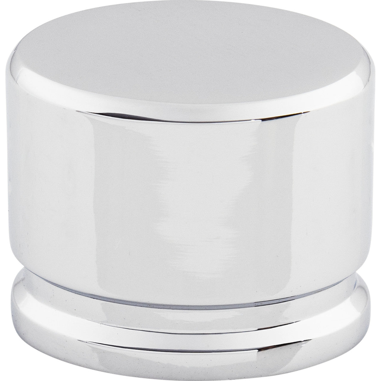Top Knobs TK61PC: 1-3/8" Sanctuary Oval Cabinet Knob - Polished Chrome