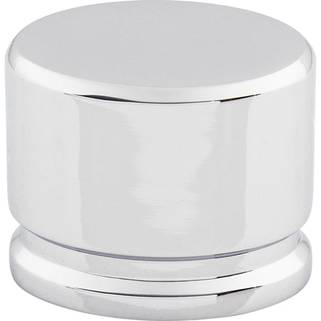 Top Knobs TK61PC: 1-3/8" Sanctuary Oval Cabinet Knob - Polished Chrome