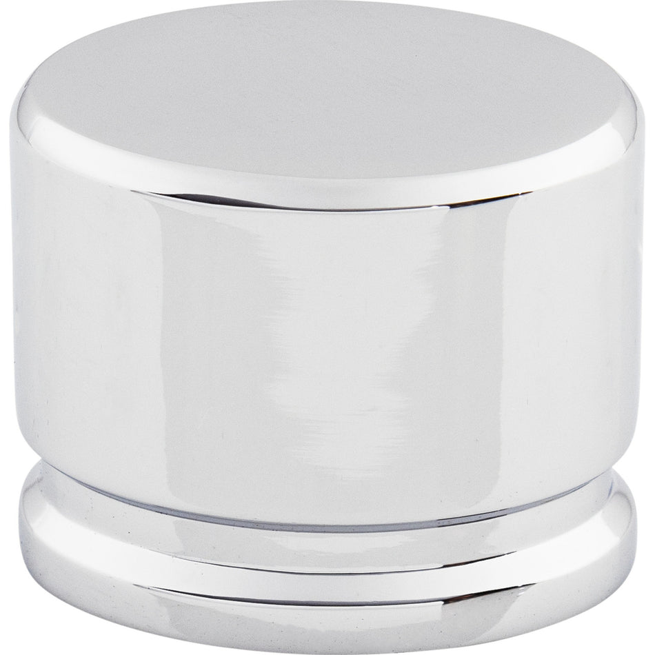 Top Knobs TK61PC: 1-3/8" Sanctuary Oval Cabinet Knob - Polished Chrome
