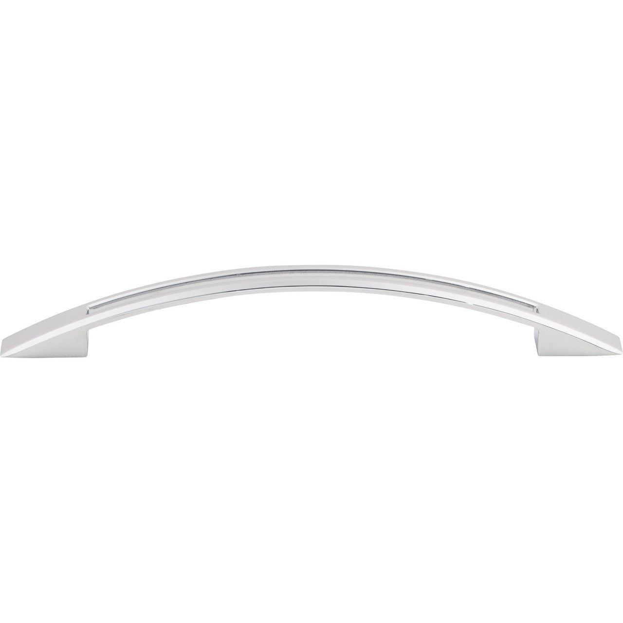 Top Knobs TK620PC: 6-5/16" cc Tango Bow Cabinet Pull - Polished Chrome