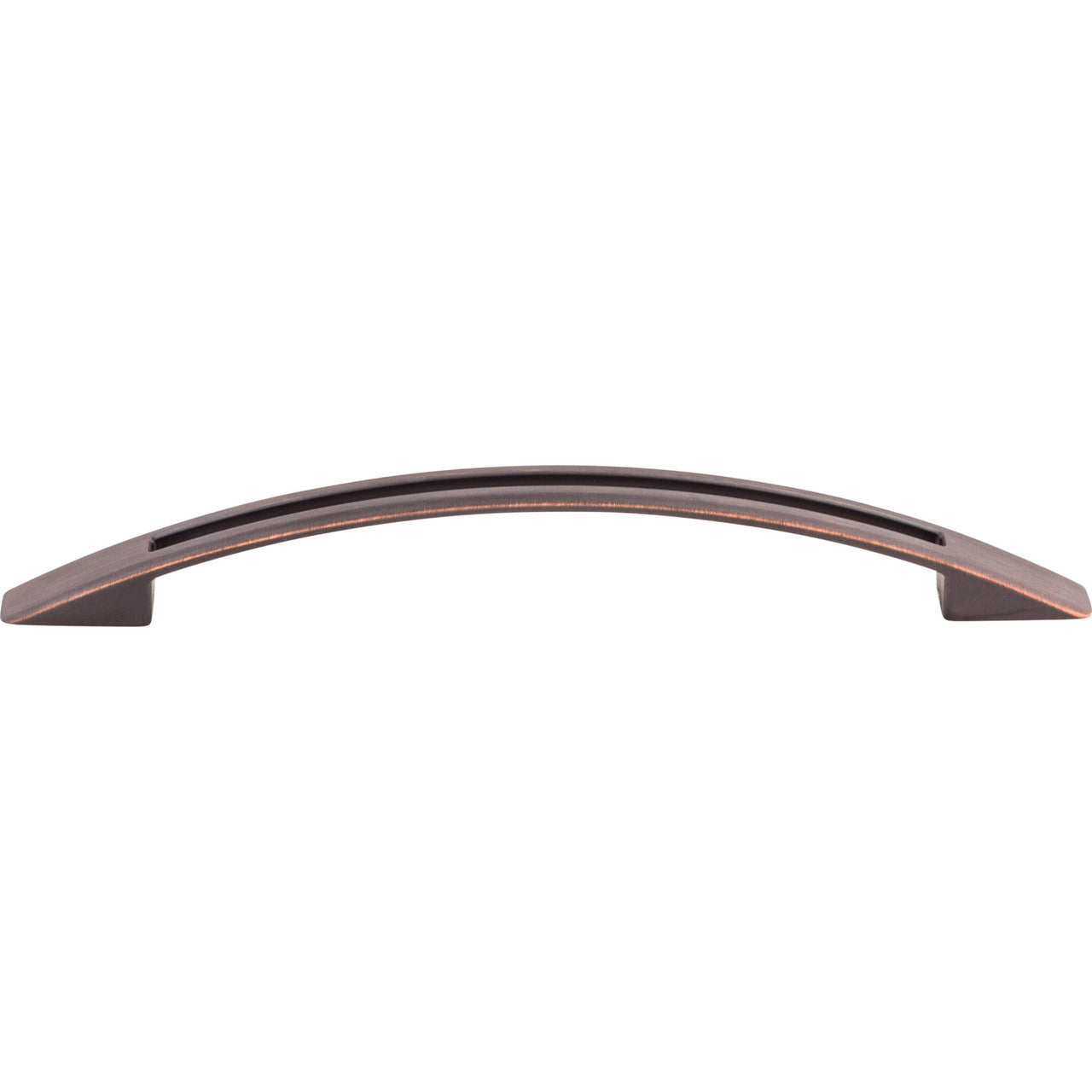 Top Knobs TK620UM: 6-5/16" cc Tango Bow Cabinet Pull - Umbrio