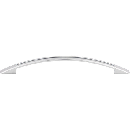 Top Knobs TK621PC: 7-1/2" cc Tango Bow Cabinet Pull - Polished Chrome
