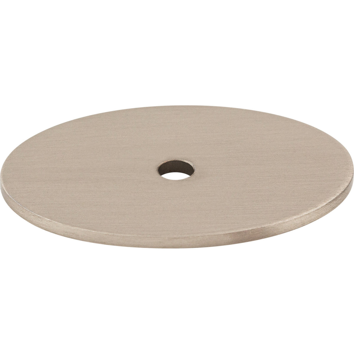 Top Knobs TK62BSN: Sanctuary Oval Backplate - Brushed Satin Nickel