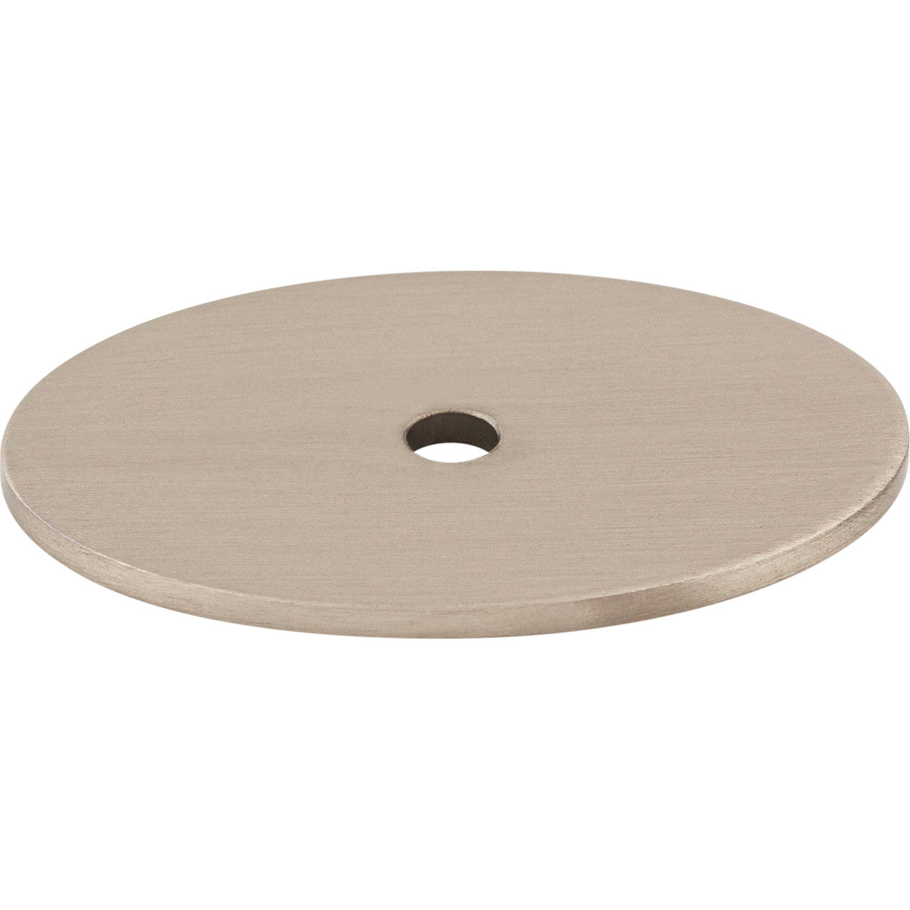 Top Knobs TK62BSN: Sanctuary Oval Backplate - Brushed Satin Nickel