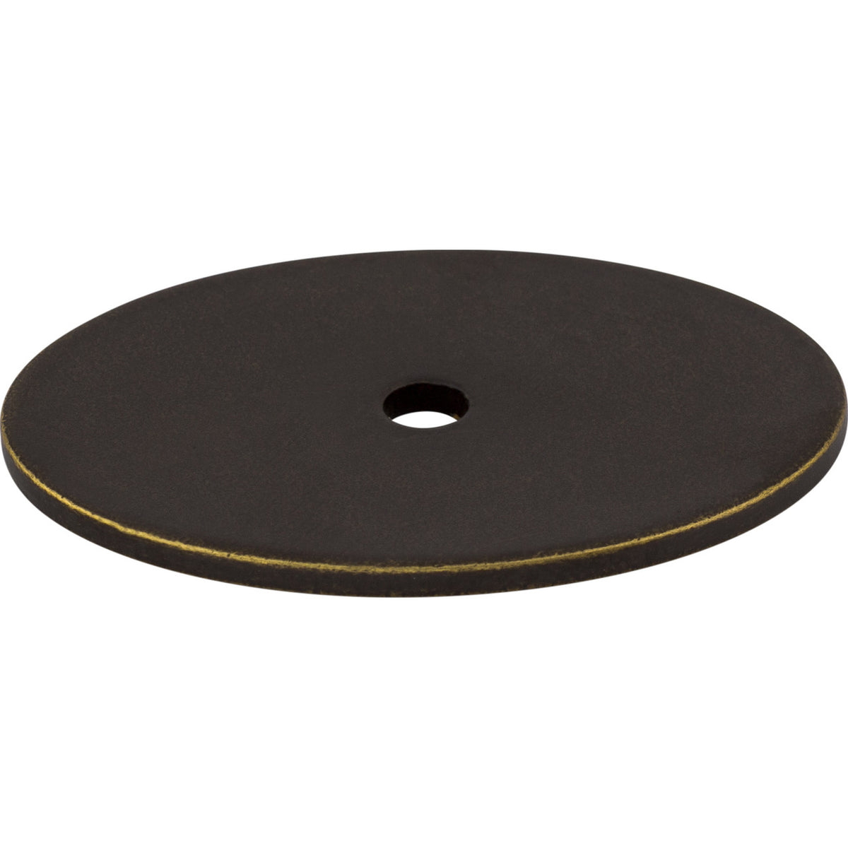 Top Knobs TK62GBZ: Sanctuary Oval Backplate - German Bronze