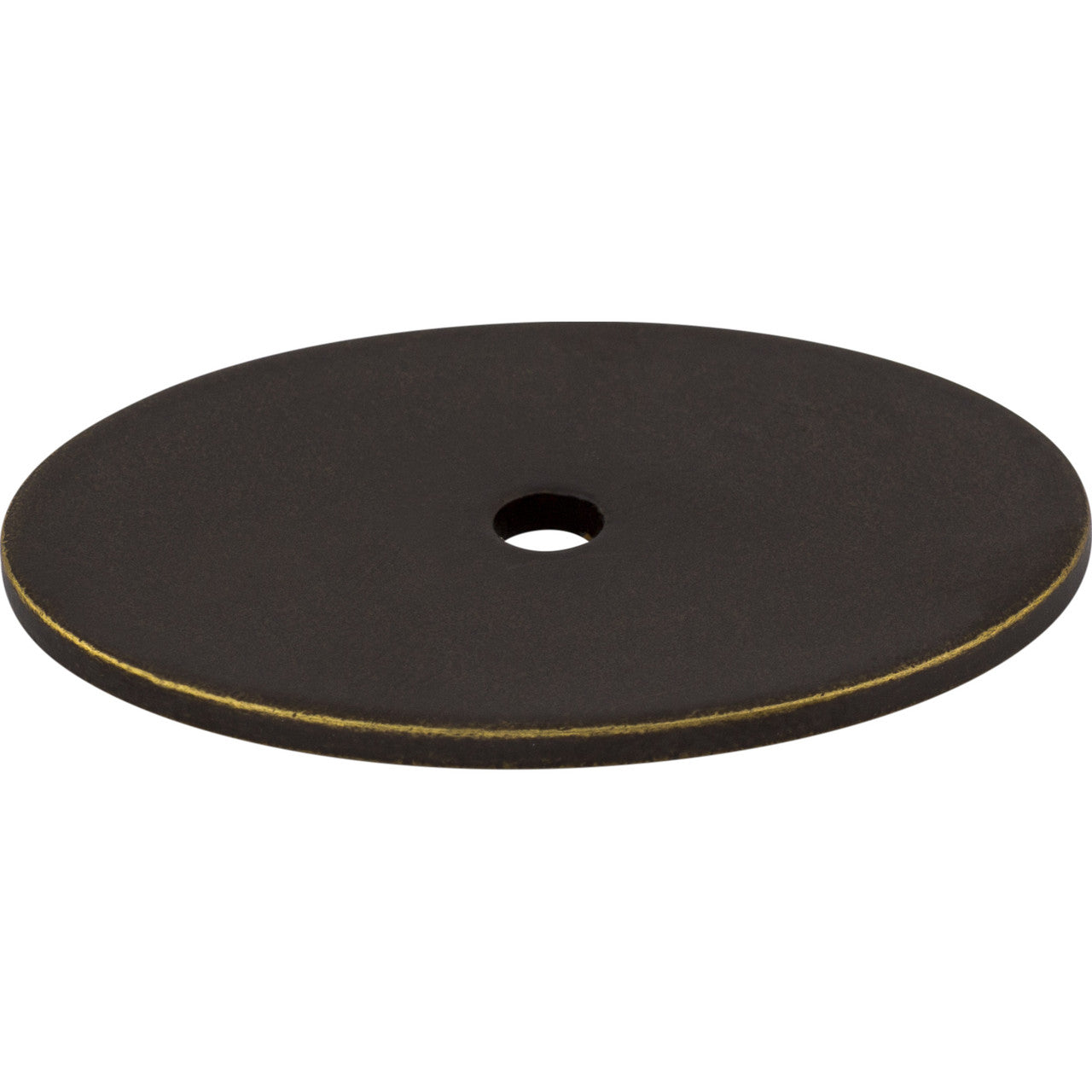 Top Knobs TK62GBZ: Sanctuary Oval Backplate - German Bronze