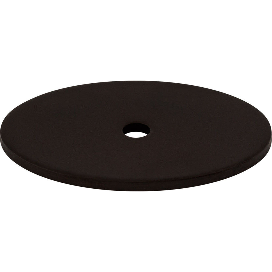 Top Knobs TK62ORB: Sanctuary Oval Backplate - Oil Rubbed Bronze