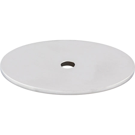 Top Knobs TK62PC: Sanctuary Oval Backplate - Polished Chrome