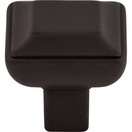 Top Knobs TK671SAB: 1-1/8" Podium Square Cabinet Knob - Sable