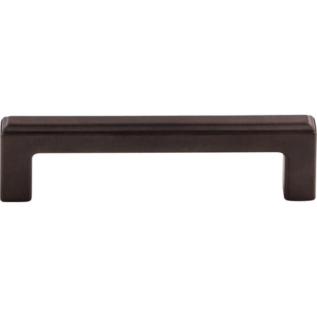 Top Knobs TK672SAB: 3-3/4" cc Podium Square Bar Cabinet Pull - Sable