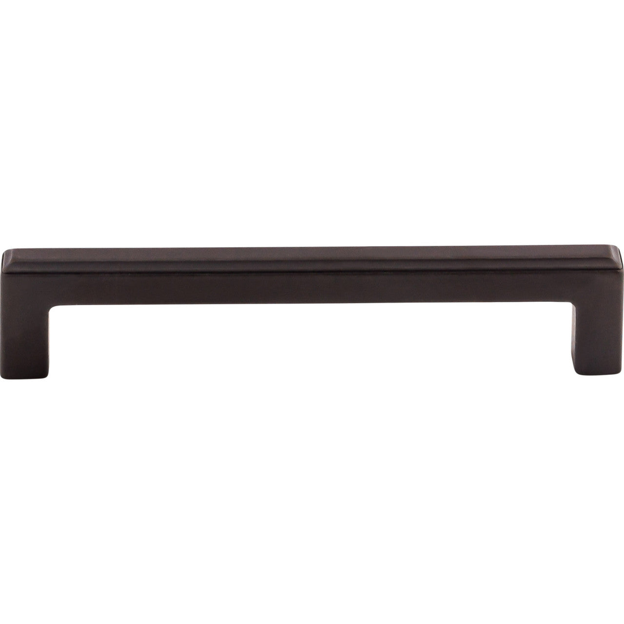 Top Knobs TK673SAB: 5-1/16" cc Podium Square Bar Cabinet Pull - Sable
