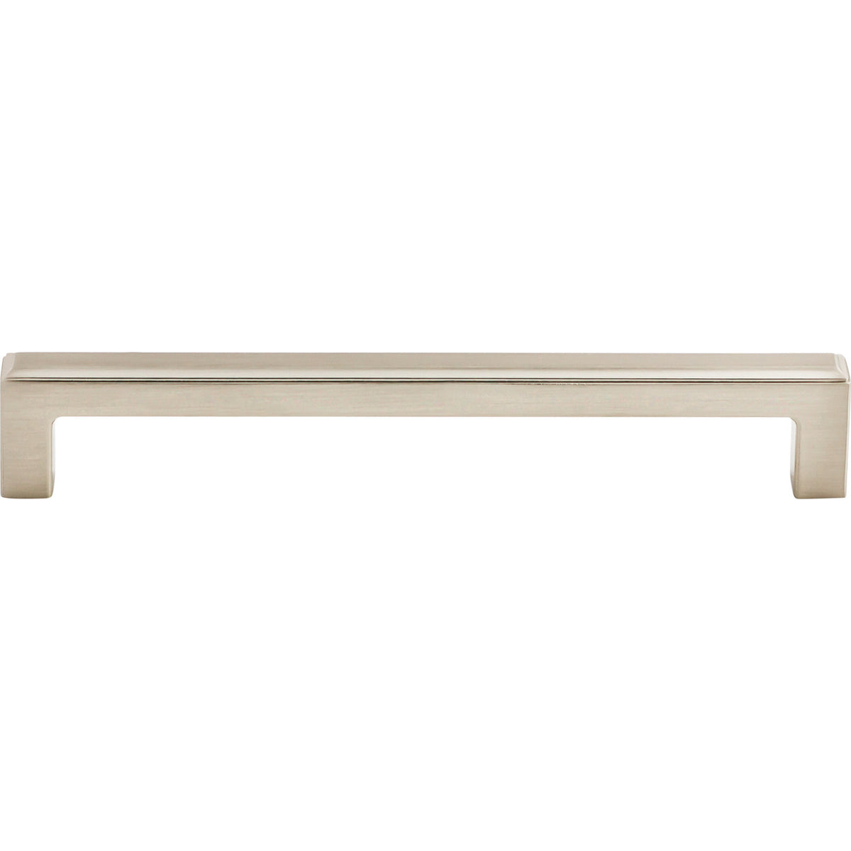 Top Knobs TK674BSN: 6-5/16" cc Podium Square Bar Cabinet Pull - Brushed Satin Nickel