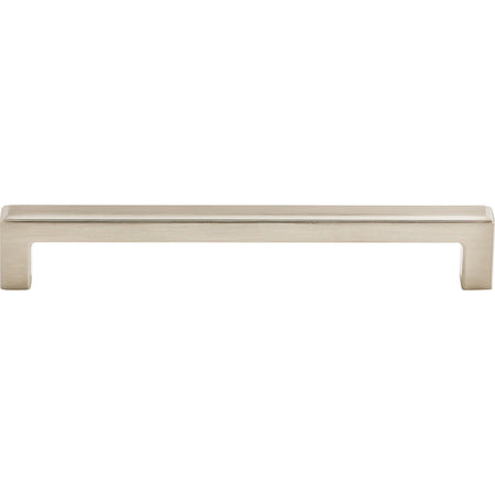 Top Knobs TK674BSN: 6-5/16" cc Podium Square Bar Cabinet Pull - Brushed Satin Nickel
