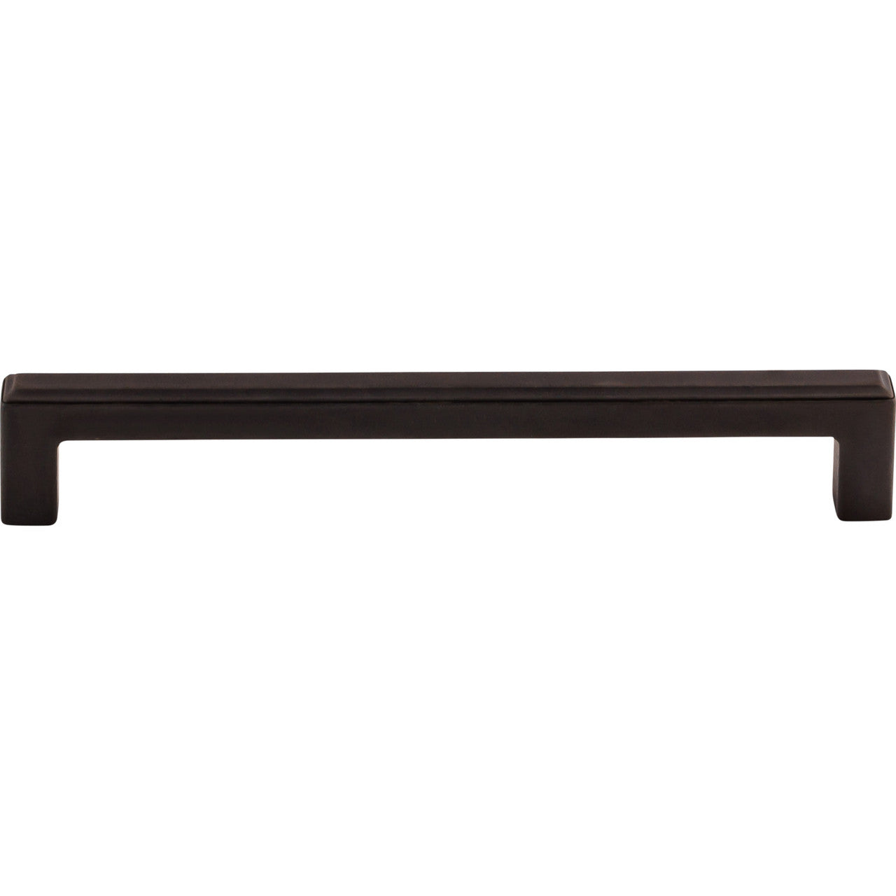 Top Knobs TK674SAB: 6-5/16" cc Podium Square Bar Cabinet Pull - Sable