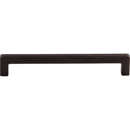 Top Knobs TK674SAB: 6-5/16" cc Podium Square Bar Cabinet Pull - Sable