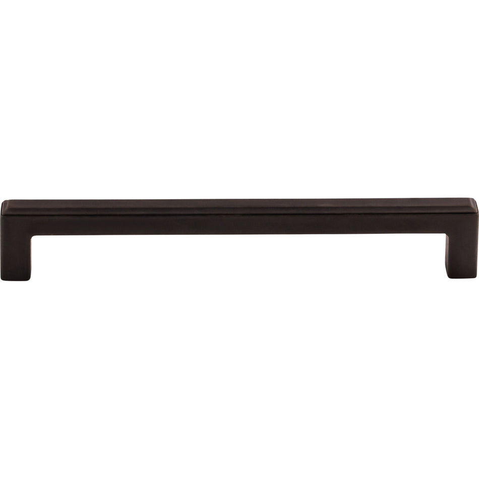 Top Knobs TK674SAB: 6-5/16" cc Podium Square Bar Cabinet Pull - Sable