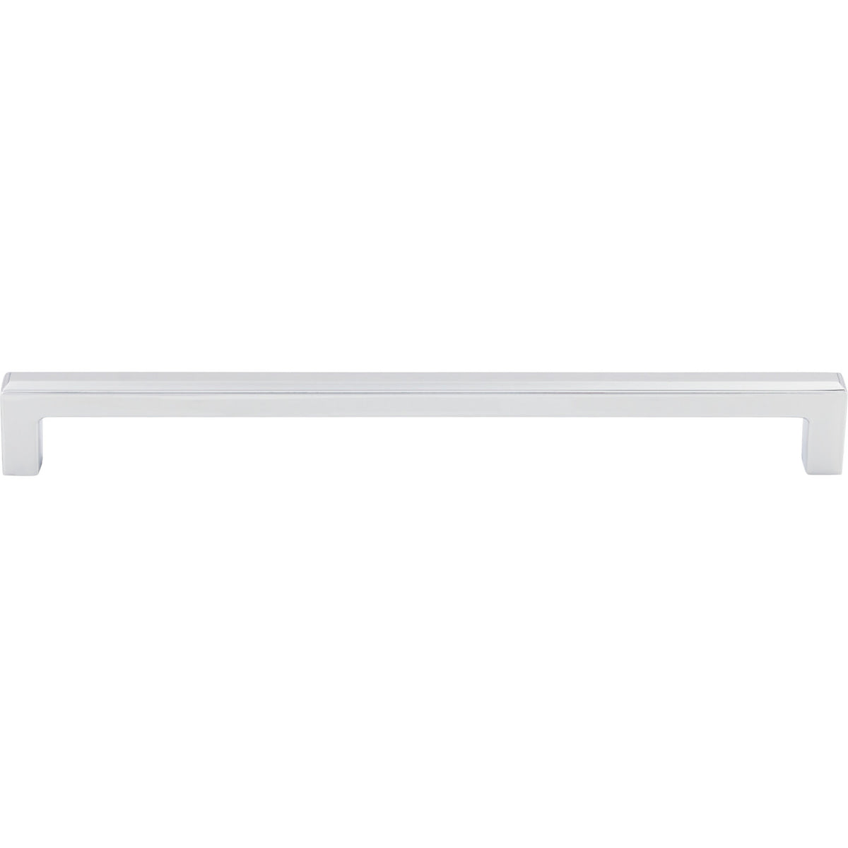 Top Knobs TK675PC: 9" cc Podium Square Bar Cabinet Pull - Polished Chrome