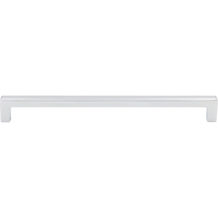 Top Knobs TK675PC: 9" cc Podium Square Bar Cabinet Pull - Polished Chrome