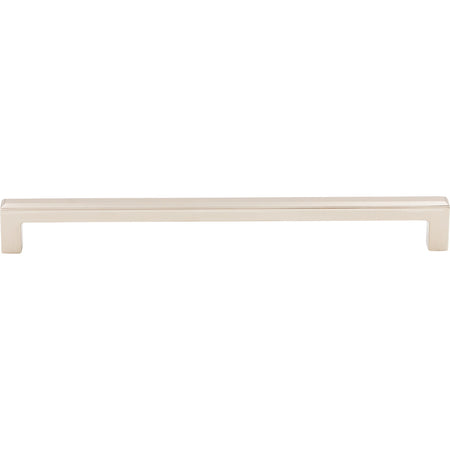 Top Knobs TK675PN: 9" cc Podium Square Bar Cabinet Pull - Polished Nickel