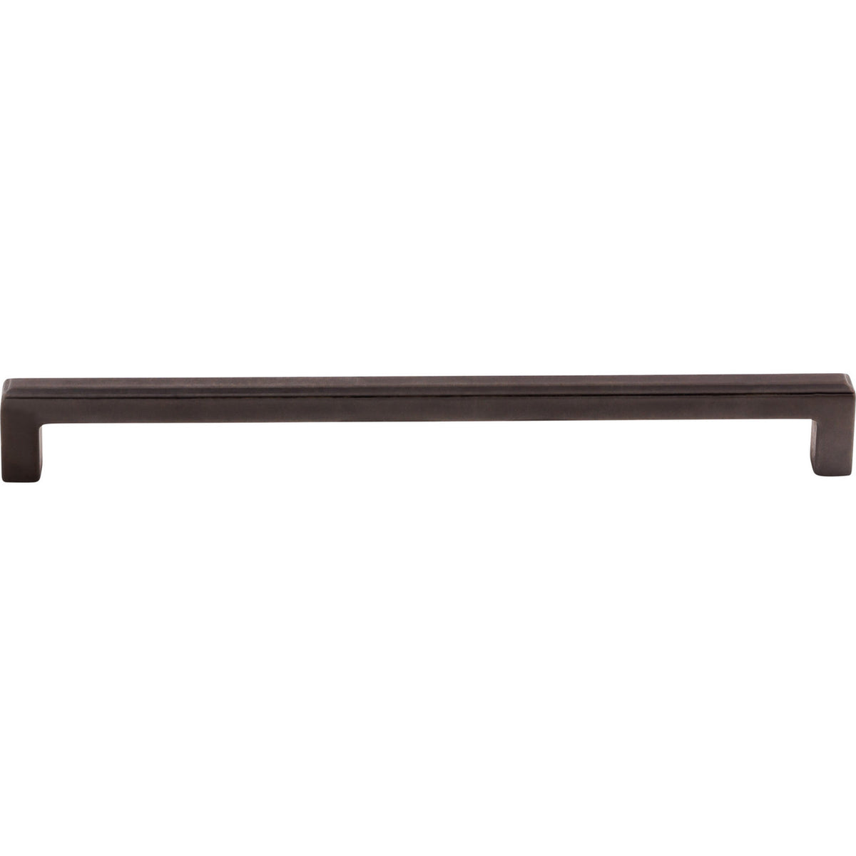 Top Knobs TK675SAB: 9" cc Podium Square Bar Cabinet Pull - Sable