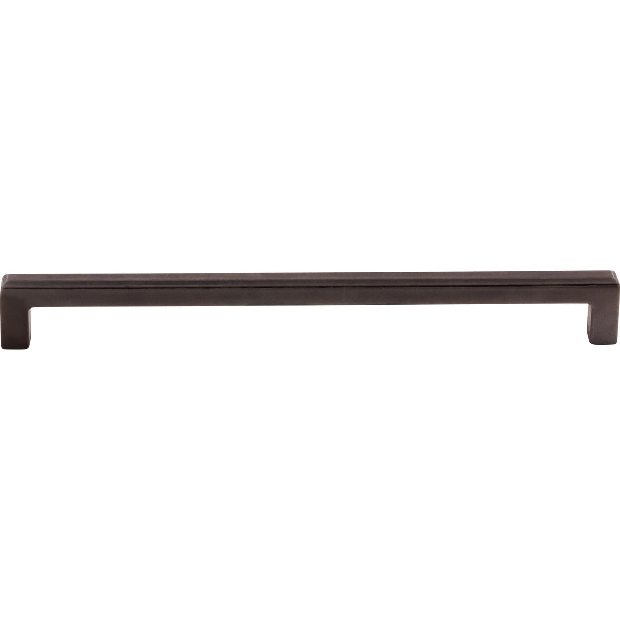 Top Knobs TK675SAB: 9" cc Podium Square Bar Cabinet Pull - Sable