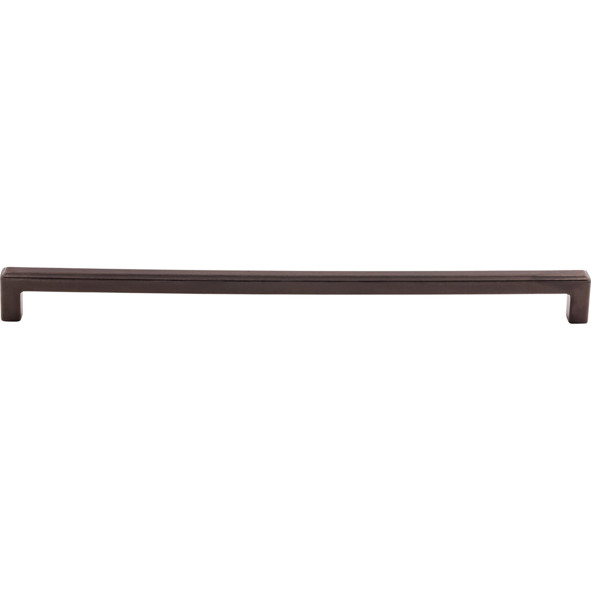 Top Knobs TK676SAB: 12" cc Podium Square Bar Cabinet Pull - Sable