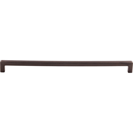 Top Knobs TK676SAB: 12" cc Podium Square Bar Cabinet Pull - Sable