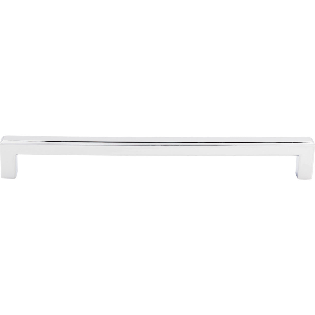 Top Knobs TK678PC: 18" cc Podium Square Bar Appliance Pull - Polished Chrome