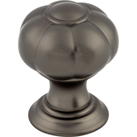Top Knobs TK690AG: 1" Allington Flower Cabinet Knob - Ash Gray