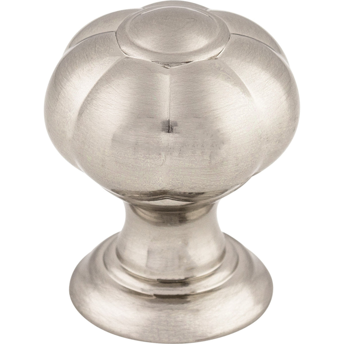 Top Knobs TK690BSN: 1" Allington Flower Cabinet Knob - Brushed Satin Nickel