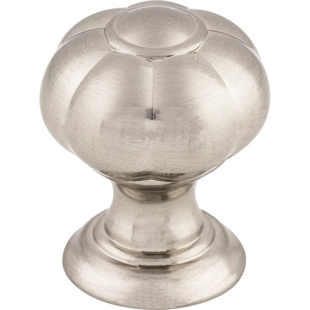 Top Knobs TK690BSN: 1" Allington Flower Cabinet Knob - Brushed Satin Nickel