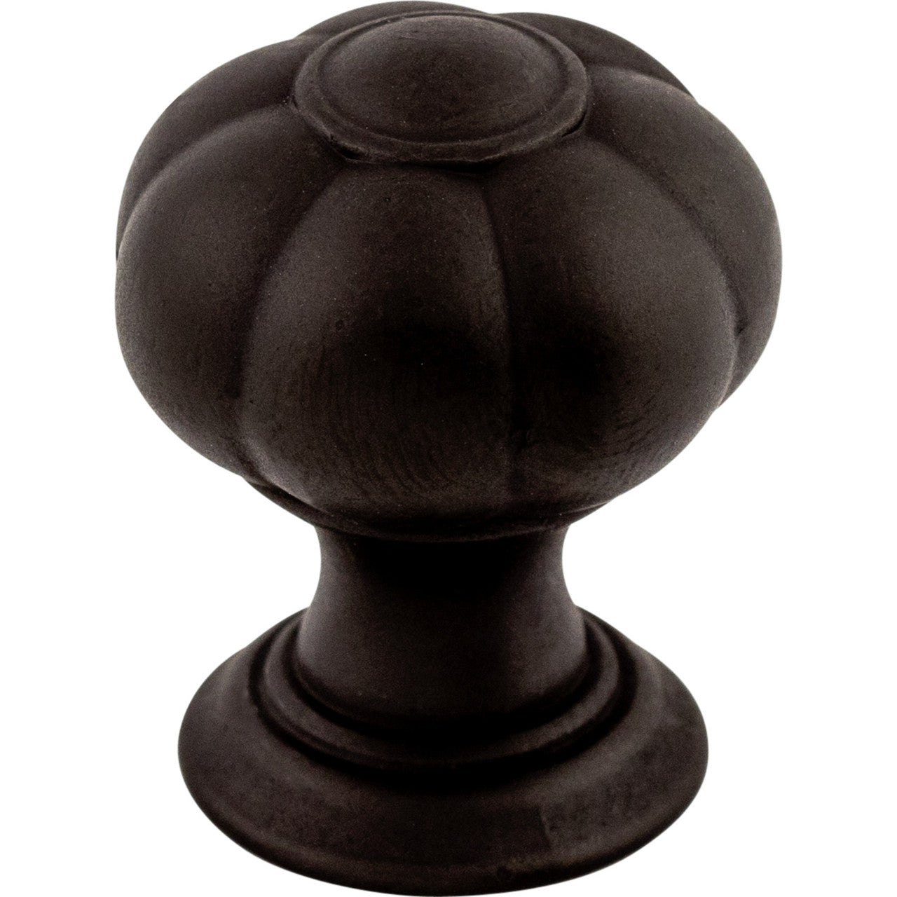 Top Knobs TK690SAB: 1" Allington Flower Cabinet Knob - Sable