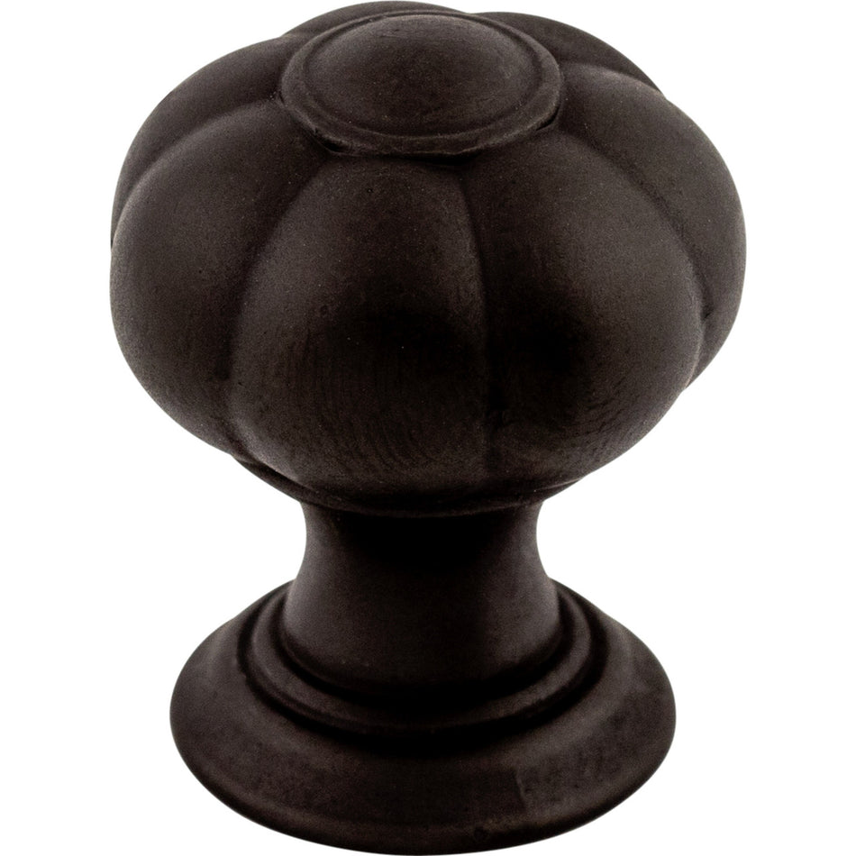 Top Knobs TK690SAB: 1" Allington Flower Cabinet Knob - Sable