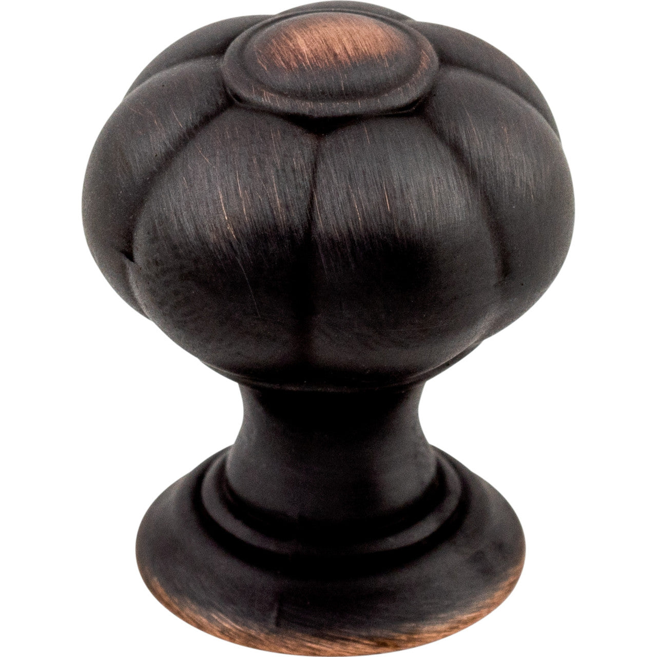 Top Knobs TK690UM: 1" Allington Flower Cabinet Knob - Umbrio