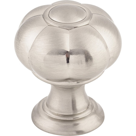 Top Knobs TK691BSN: 1-1/4" Allington Flower Cabinet Knob - Brushed Satin Nickel
