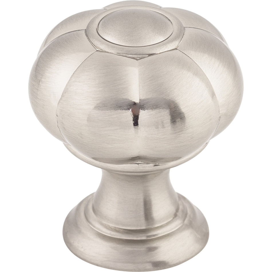 Top Knobs TK691BSN: 1-1/4" Allington Flower Cabinet Knob - Brushed Satin Nickel