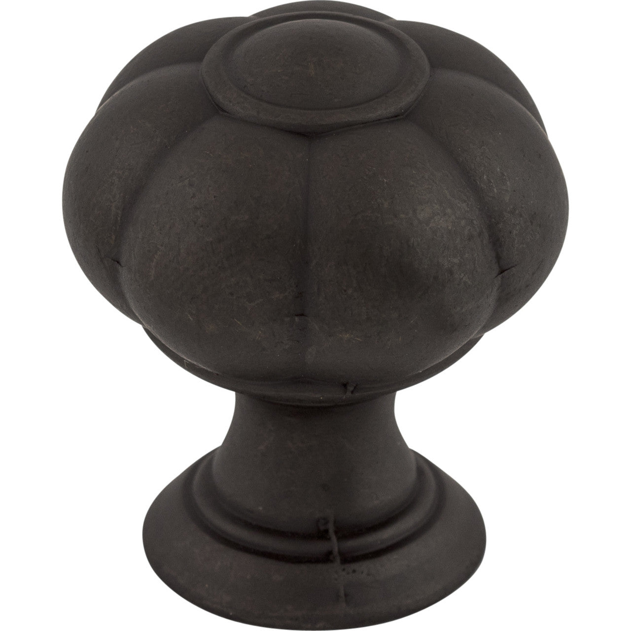 Top Knobs TK691SAB: 1-1/4" Allington Flower Cabinet Knob - Sable