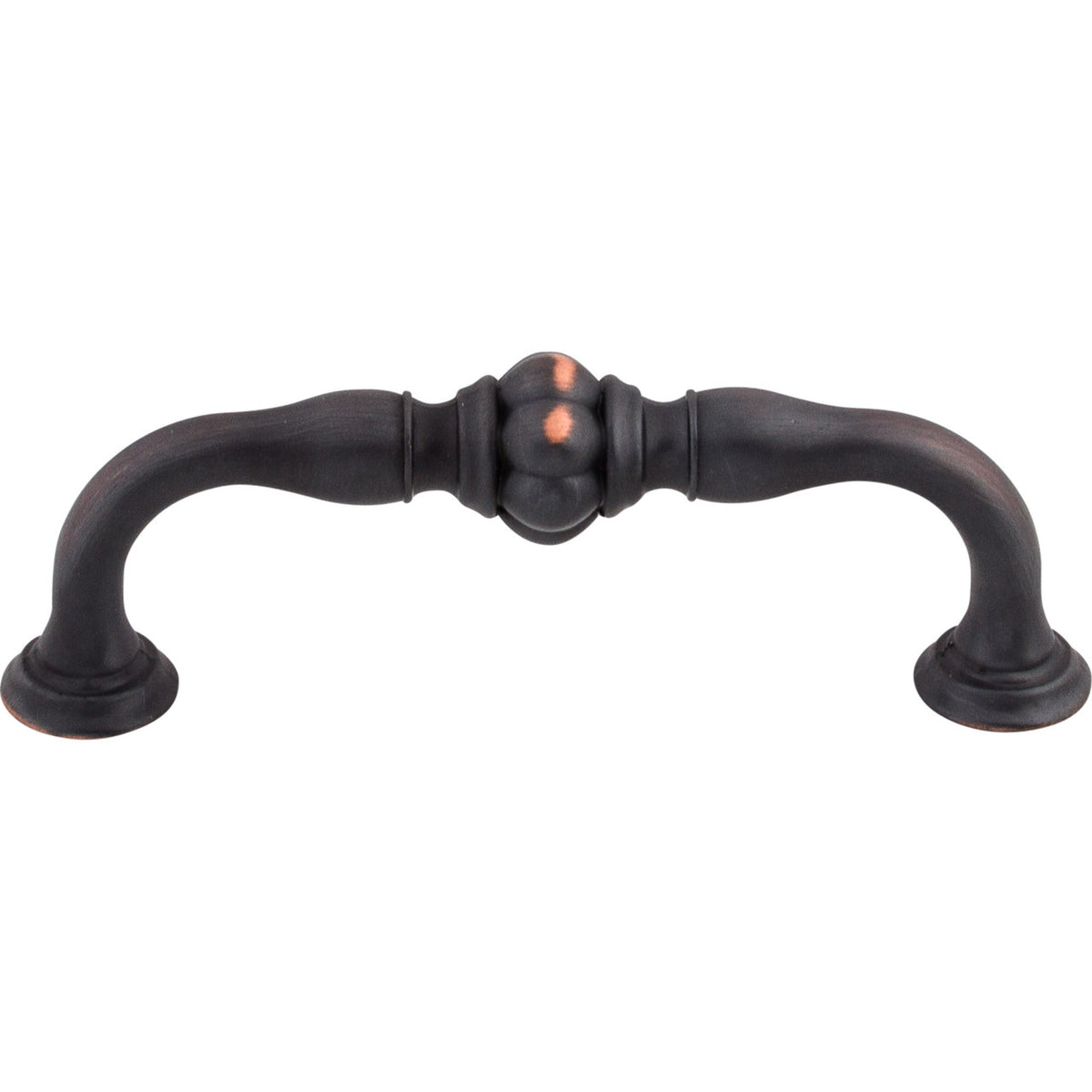 Top Knobs TK692UM: 3-3/4" cc Allington D-Handle Cabinet Pull - Umbrio